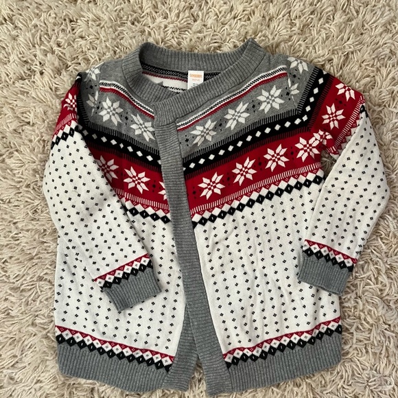 Gymboree Fair Isle Red Set size 7/8 - Picture 3 of 6